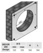 Imagen de Extractor decor 200 design 165M3-125mm vidrio/pared SOLER Y PALAU