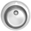 Imagen de Pileta redonda sobreponer 48 x 17 valv 4 1/2 para cocina TRAMONTINA
