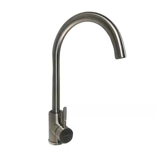 Imagen de Grifo cocina mesa monoc. 35mm milano curvo inox. DMC