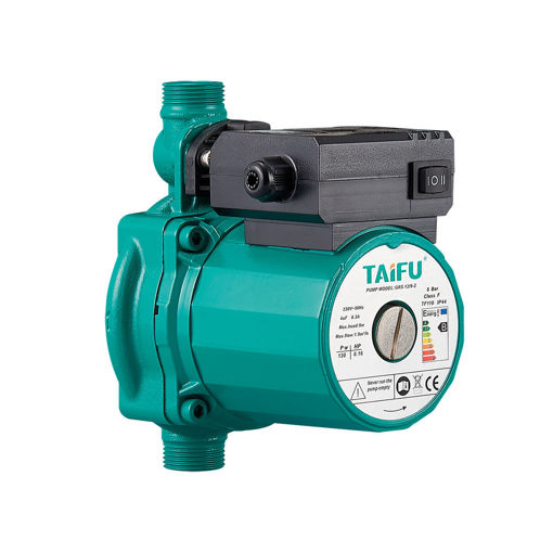 Imagen de Añadir a la lista de deseos    Electro Bomba presurizadora automática TAIFU GRS 12-9 Z, 1x220v